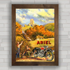 QUADRO DECORATIVO MOTO ARIEL 1940