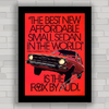 QUADRO DECORATIVO CARRO AUDI FOX 1974