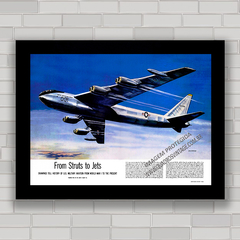 QUADRO DECORATIVO AVIÃO B 52 1952