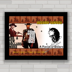 QUADRO FILME THE GOOD , THE BAD & THE UGLY 2 - comprar online