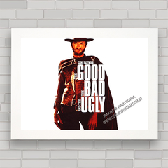 QUADRO FILME THE GOOD , THE BAD & THE UGLY - comprar online