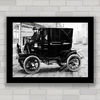 QUADRO RETRÔ CARRO BAKER ELETRIC 1910 LANDAULET