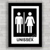 QUADRO DECORATIVO BANHEIRO 22 - UNISSEX