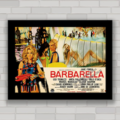 QUADRO DE CINEMA FILME BARBARELLA 1968 4 - comprar online