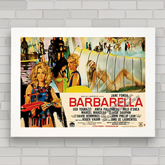 QUADRO DE CINEMA FILME BARBARELLA 1968 4
