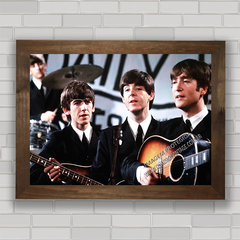 QUADRO DECORATIVO BEATLES USA 1964 na internet