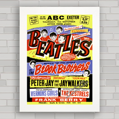 QUADRO DECORATIVO BEATLES 1963 SHOW - comprar online