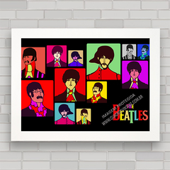 QUADRO DECORATIVO BEATLES ART 2 - comprar online