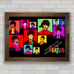 QUADRO DECORATIVO BEATLES ART 2 na internet