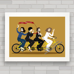 QUADRO DECORATIVO BEATLES CYCLES 2 na internet