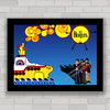 QUADRO DECORATIVO BEATLES YELLOW SUBMARINE 3