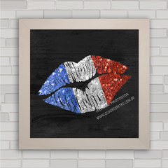 QUADRO DECORATIVO BEIJO FRANCÊS - comprar online