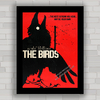 QUADRO DE CINEMA FILME BIRDS HITCHCOCK 5