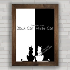 QUADRO DE CINEMA FILME BLACK CAT , WHITE CAT na internet