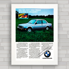 QUADRO DECORATIVO CARRO BMW 318 1984 - comprar online