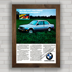 QUADRO DECORATIVO CARRO BMW 318 1984 na internet
