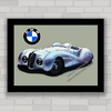 QUADRO CARRO ANTIGO BMW 328 4