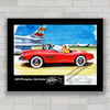 QUADRO CARRO ANTIGO BMW 507 1955