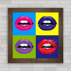 QUADRO DECORATIVO BOCA POP ART na internet