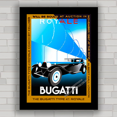 QUADRO CARRO ANTIGO BUGATTI 7