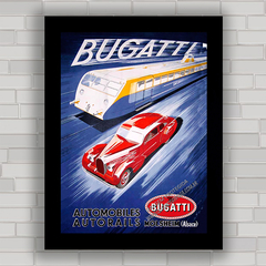 QUADRO CARRO ANTIGO BUGATTI AUTORAILS 2 - comprar online
