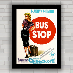 QUADRO FILME BUS STOP MARILYN MONROE 6