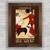 QUADRO VINTAGE CACHORRO 35 - DOG SHOW 1902