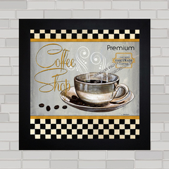 QUADRO DECORATIVO CAFÉ 53 - COFFEE SHOP
