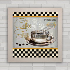 QUADRO DECORATIVO CAFÉ 53 - COFFEE SHOP - comprar online