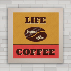 QUADRO DECORATIVO CAFÉ 80 - LIFE COFFEE na internet