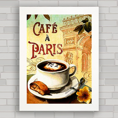 QUADRO DECORATIVO CAFÉ A PARIS na internet