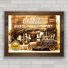 QUADRO VINTAGE CAMINHÃO COCA COLA FORD