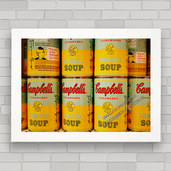 QUADRO POP ART SOPA CAMPBELL'S 2 - comprar online