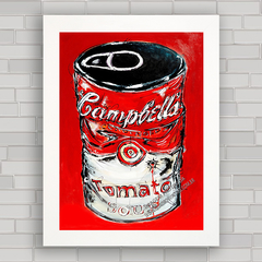 QUADRO POP ART SOPA CAMPBELL'S 4 - comprar online