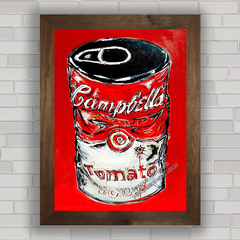 QUADRO POP ART SOPA CAMPBELL'S 4 na internet