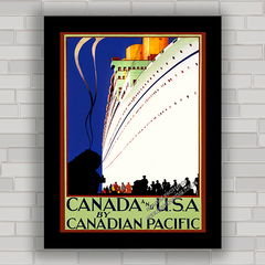 QUADRO DE PAREDE CANADIAN PACIFIC 1932 - comprar online