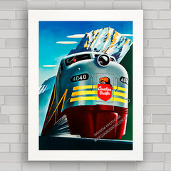 QUADRO LOCOMOTIVA CANADIAN PACIFIC 1952 2 - comprar online