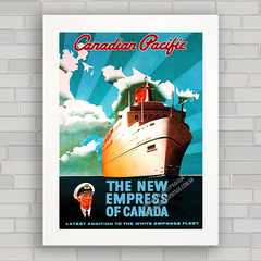 QUADRO NAVIO CANADIAN PACIFIC NEW EMPRESS