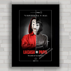 QUADRO DECORATIVO SÉRIE LA CASA DE PAPEL 4