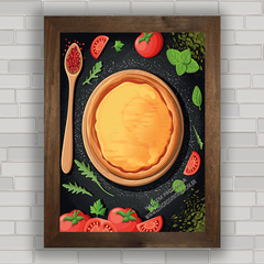 QUADRO DECORATIVO CHALKBOARD 101 - MASSA DE PIZZA na internet