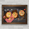 QUADRO DECORATIVO CHALKBOARD 107 - PIZZAS