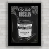 QUADRO DECORATIVO CHALKBOARD 12 - RUSSIAN VODKA