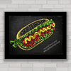 QUADRO DECORATIVO CHALKBOARD 128 - CACHORRO QUENTE