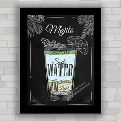 QUADRO DECORATIVO CHALKBOARD 13 - DRINK MOJITO