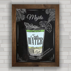 QUADRO DECORATIVO CHALKBOARD 13 - DRINK MOJITO na internet