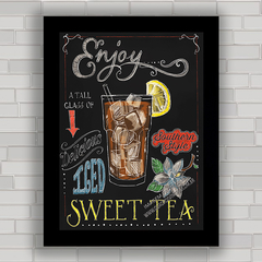 QUADRO DECORATIVO CHALKBOARD 19 - SWEET TEA