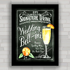 QUADRO DECORATIVO PARA BAR CHALKBOARD 191 - DRINK