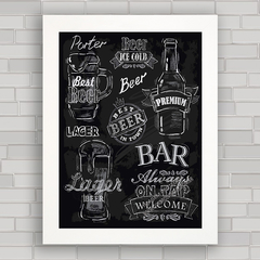 QUADRO DECORATIVO CHALKBOARD 65 - BAR VINTAGE - comprar online