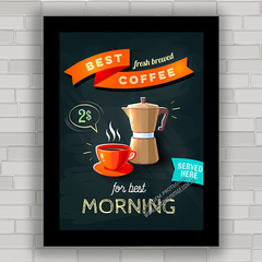 QUADRO DECORATIVO CHALKBOARD 83 - CAFÉ - comprar online