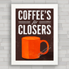 QUADRO DECORATIVO CHALKBOARD 84 - XÍCARA DE CAFÉ